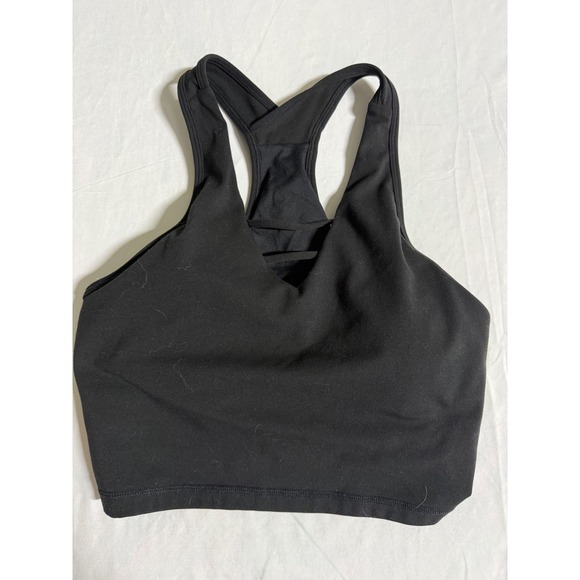 Zyia Active Other - Zyia Active Womens Black Strappy V-Neck Racerback Sports Bra Size Large